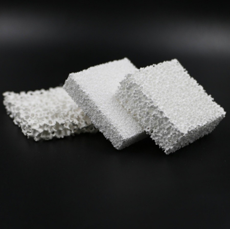 Alumina Ceramic Foam Filter Plate with Three Dimensional Network Skeleton Structure for Molten Aluminum Filtration